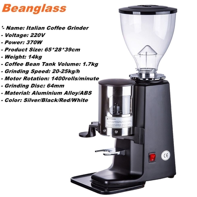 Młynek do kawy Młynek do kawy Espresso Szlifierka z płaskimi żarnami 220V Czarny