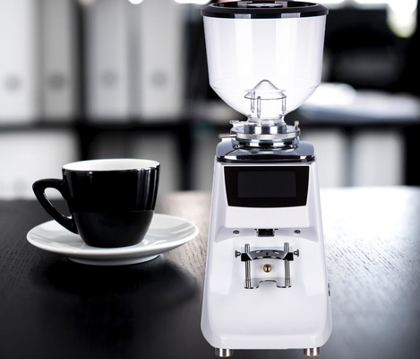 Espresso Młynek do kawy z ekranem dotykowym 83 mm Tytanowy metalowy młynek do kawy z zadziorami