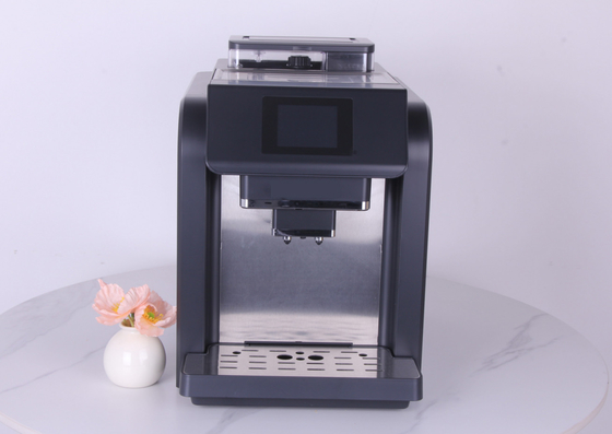 Maszyna do kawy o mocy 1250 W z zbiornikiem wodnym o pojemności 2,0 l, zbiornikiem do ziaren o pojemności 300 g i wysokością wyjścia do kawy 70-140 mm
