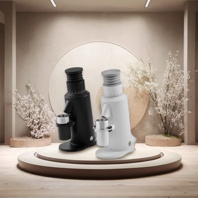 250W Elektryczny 64mm Flat Burr Grinder Czarny / Biały / Dostosowany