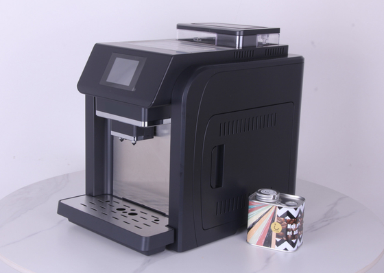 Maszyna do kawy o mocy 1250 W z zbiornikiem wodnym o pojemności 2,0 l, zbiornikiem do ziaren o pojemności 300 g i wysokością wyjścia do kawy 70-140 mm